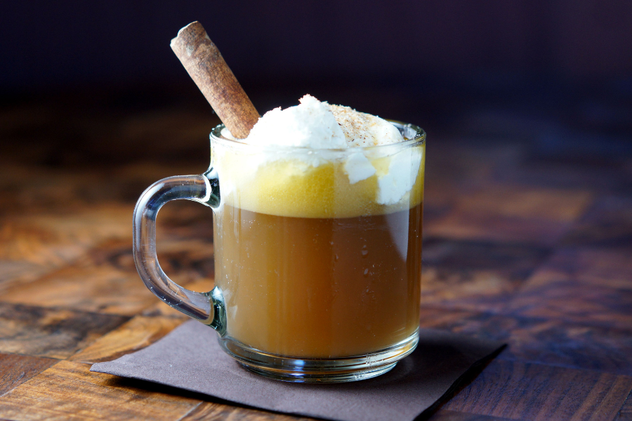 Hot buttered rhum