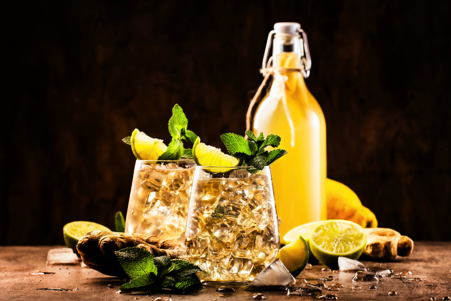Recettes de cocktails au gingembre pour des sensations fortes